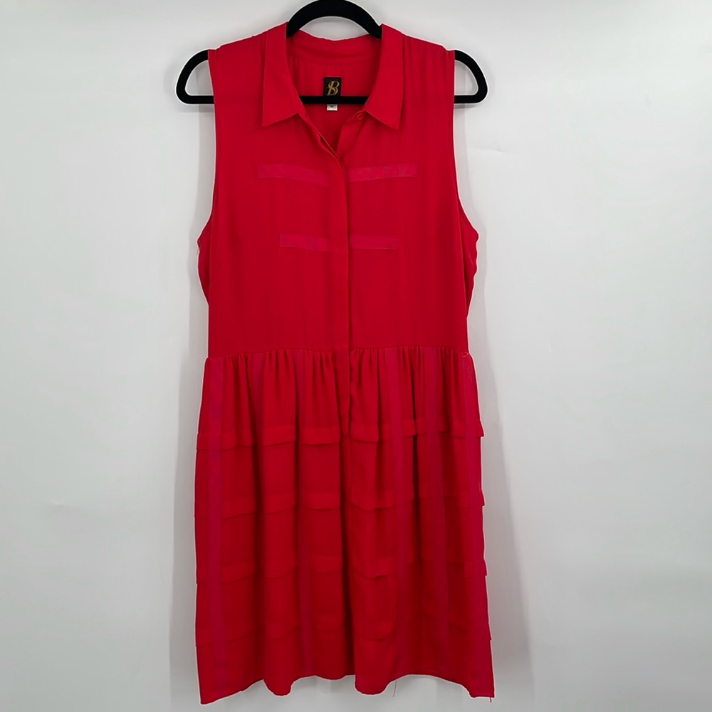 Anthropologie Red Dress - Picture 2 of 12